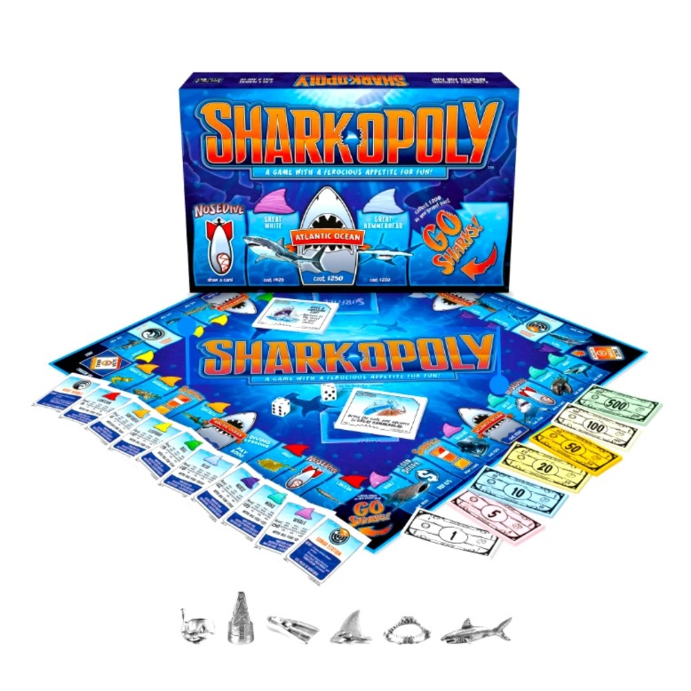 🆕 Sharkopoly Board Game
